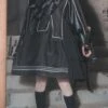 Black Night Owl Handsome Cool Gothic Lolita JSK Dress -LolitaInside c0559fcff3917790f9f59b2d5ee306bb