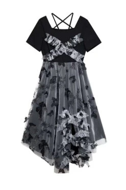 French Square Collar Short Sleeves Irregular Hem Long Gothic Lolita Dress -LolitaInside c36b089a3f7ed5b7554a2ff96185ad7d b2f94edb 8b07 41d8 87ec 544ba2098a8e