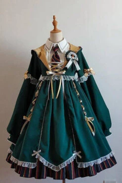 Magic Academy Witch Alchemy Long Sleeves Gothic Lolita OP Dress 4 Colors -LolitaInside c6929f8852fa5dd7e308a06996c21727