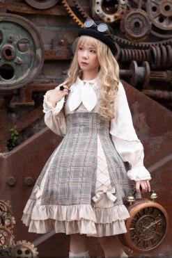 Multi-Color Backlight Memoirs Elegant Slim Bowknot Sleeveless Ruffle Classic Lolita Dress -LolitaInside d9a76c6635183d1de03f9a6330023f91