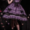 Purple Plaid Print Multi-Layer Ruffled Sweet Lolita JSK Dress -LolitaInside da2b3e23821e15bf10483fd93d02f35a