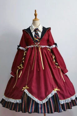 Magic Academy Witch Alchemy Long Sleeves Gothic Lolita OP Dress 4 Colors -LolitaInside e0433f8420901b8ff35eb2aef5c72290