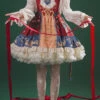 Red/Blue Clara Collection Nutcracker Print Ruffle Hemline Sweet Lolita Strap Dress -LolitaInside e0a5938447a3ea0d718e8dbac0b2bc20