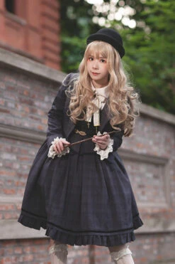 Princess Lost In The Fog Ruffle College Style Elegant Classic Lolita JSK Dress 2 Colors 25 Princess Lost In The Fog Ruffle College Style Elegant Classic Lolita JSK Dress 2 Colors -LolitaInside e20b80bf94e8b53cf8558b8041ac4869