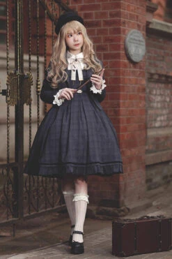 Princess Lost In The Fog Ruffle College Style Elegant Classic Lolita JSK Dress 2 Colors 34 Princess Lost In The Fog Ruffle College Style Elegant Classic Lolita JSK Dress 2 Colors -LolitaInside e4b679ee312fdf93b0597e5cd38d21e7 6ec824a1 3d48 4ec8 8696 fcacfac8f995