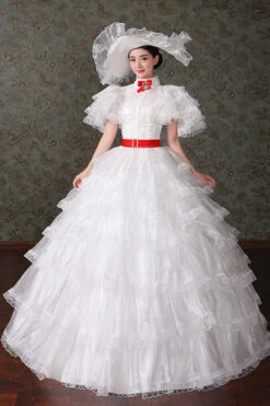 Court Style High Waisted Multi-Layer Victorian Lolita Dress -LolitaInside e6617e94222498e475cdc962bfc25cea