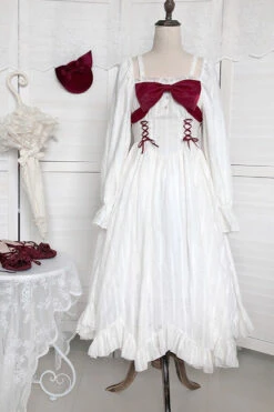 White Roman Covenant Boat Neck Long Sleeves Ruffle Classic Lolita Dress 21 White Roman Covenant Boat Neck Long Sleeves Ruffle Classic Lolita Dress -LolitaInside e788a5f80961279526880247312aa77f