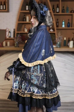 Black God's Salvation Long Sleeves Lace Ruffled Gothic Lolita OP Dress -LolitaInside eb1c830cc2166396cc758b6dac4dbde7