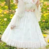 White Pearl Lace Lily Of The Valley Floral Embroidery Plus Size Sweet Lolita JSK Dress 1 White Pearl Lace Lily Of The Valley Floral Embroidery Plus Size Sweet Lolita JSK Dress -LolitaInside ec31ceb3df8be126ecc15cfd59ff5009