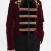 Red Totem Embroidered Swallow Tailed Men's Gothic Coat -LolitaInside ee539497cdae7f6b9a36e7aa045e632f