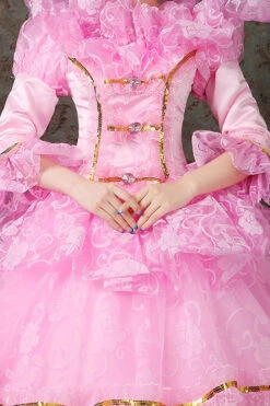 Half Sleeves Diamond Button High Waisted Hollow Embroidery Floral Print Multi-Layer Victorian Lolita Prom Dress -LolitaInside f21c7717c78ef04a3080a0382840db68