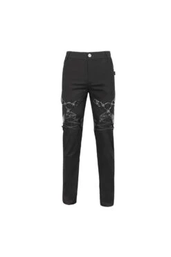 Black Thigh Position Buckle Splice Men's Punk Pants -LolitaInside f89e43d6f6c38c7d23c24b41d413447e