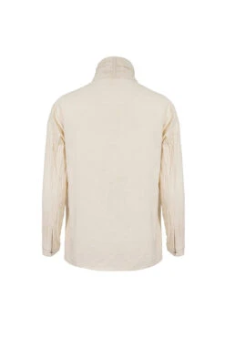 Stand Collar Ruched Men's Gothic Shirt -LolitaInside fc553a01daab0ef1e3d1a8cb10fbc5d9