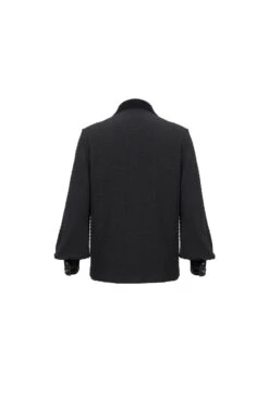 Black Embroidered Chest With Drawstring Strappy Puff Sleeved Men's Gothic Shirt 15 Black Embroidered Chest With Drawstring Strappy Puff Sleeved Men's Gothic Shirt -LolitaInside fc7cfa4d0fecf3ea54e9515c767040f5